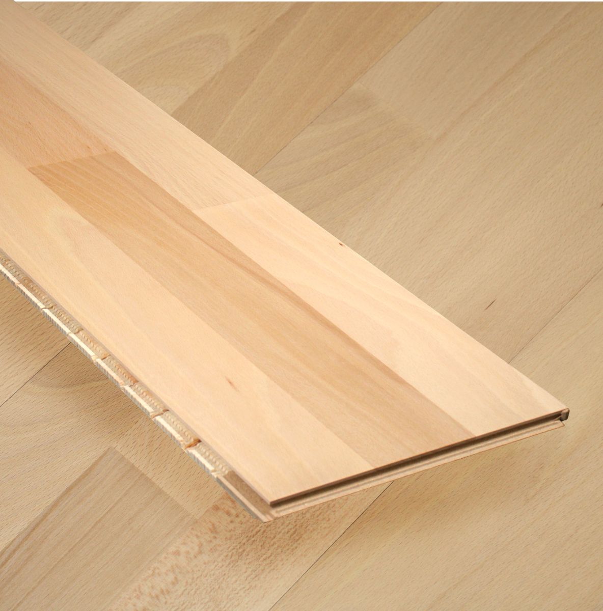 Buche Fertigparkett 3-Stab Click Parkettboden 2390x200x11 mm 3,82m²