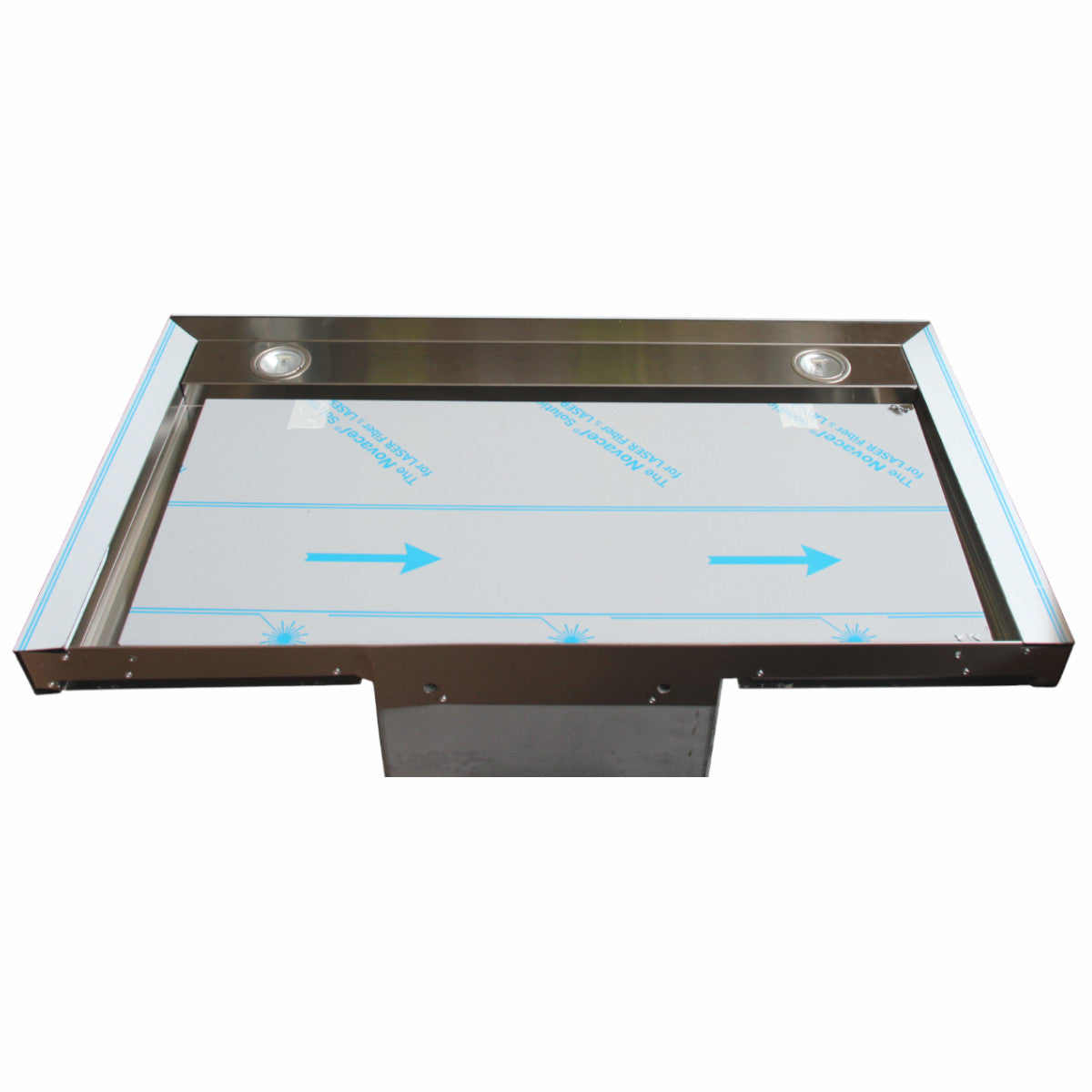 Elica Horizonte EDS IX/A/90 Wandhaube Dunstabzugshaube 90 cm Edelstahl Glas