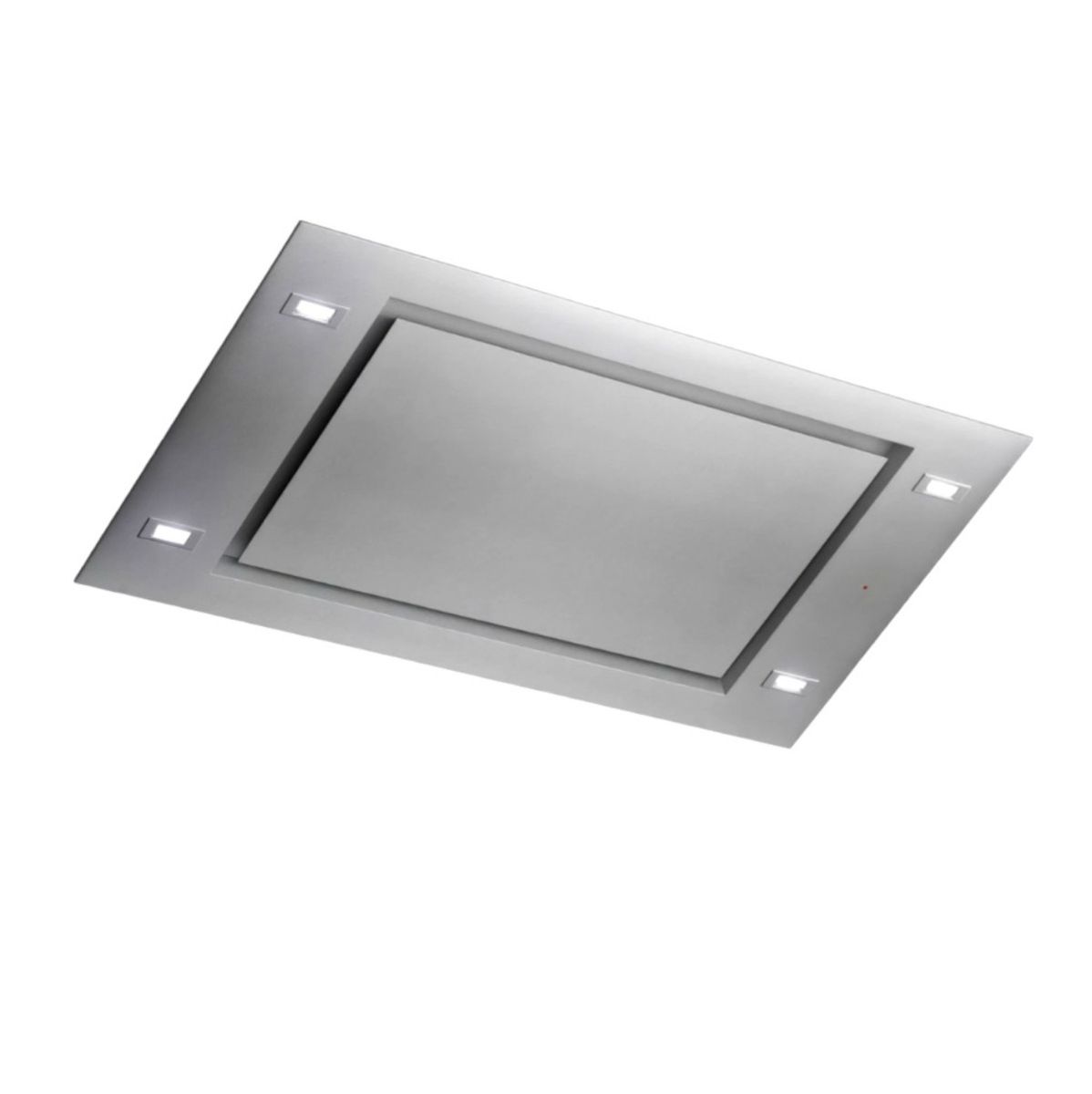 Airforce F88 Molara Slim Deckenlüfter mit Fernbedienung 100 x 50 cm Edelstahl
