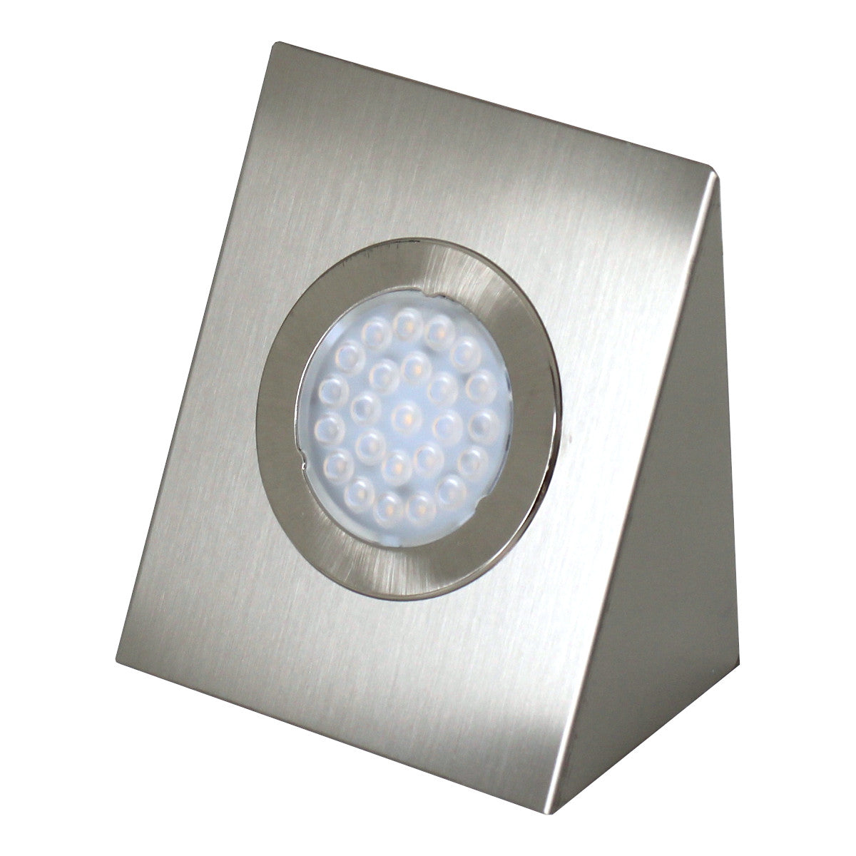 5er LED SET Trafo Edelstahl Keilförmig Unterbauleuchte Strahler warmweiß 5x1,6W