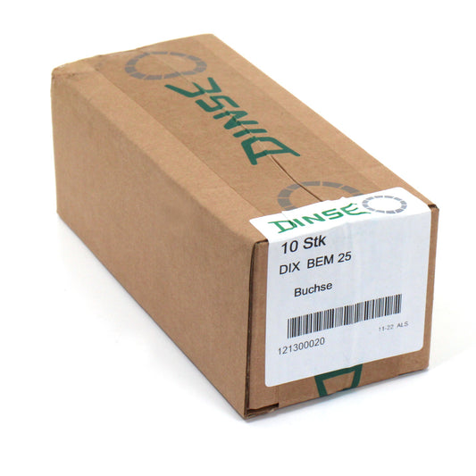 10 Stück Dinse DIX BEM 25 Buchse Einbaukupplung Einbaubuchse Mini M8 220 A
