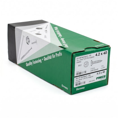 1000 Stück PARCO 1481 Beschlagschraube Kreuzschlitz Schrauben 4,2 x 40 mm