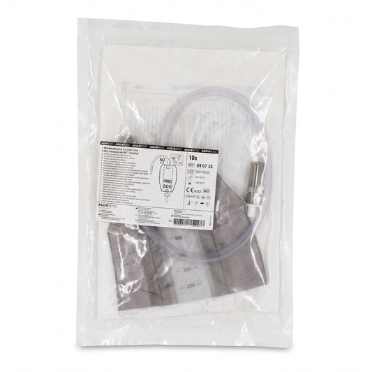 10x ASID BONZ UROSID Beinbeutel mit NRV 500 ml S-Länge 50 cm Urinbeutel 690735