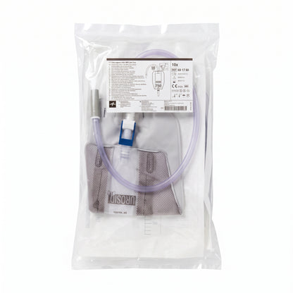 10x ASID BONZ UROSID Beinbeutel mit NRV 750 ml S-Länge 50 cm Urinbeutel 691760
