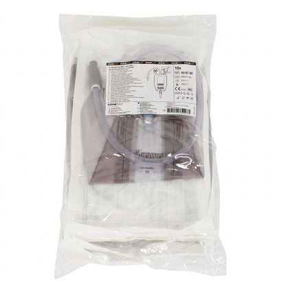 10x ASID BONZ UROSID Beinbeutel mit NRV 500 ml Schlauchlänge 50 cm 690760