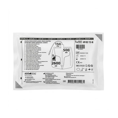 10x ASID BONZ UROSID Urin Mess-System geschlossen 2.600 ml Länge 150 cm 690313-N
