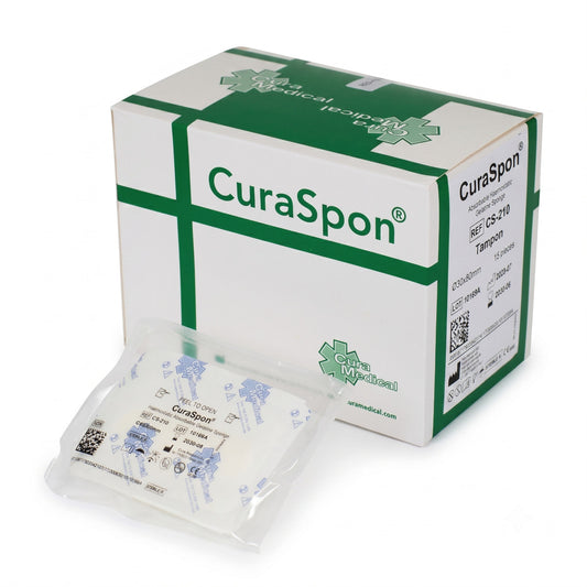 15 Stück Curaspon CS-210 Tampon ⌀ 30 x 80 PZN 16210188 Hämostyptikum
