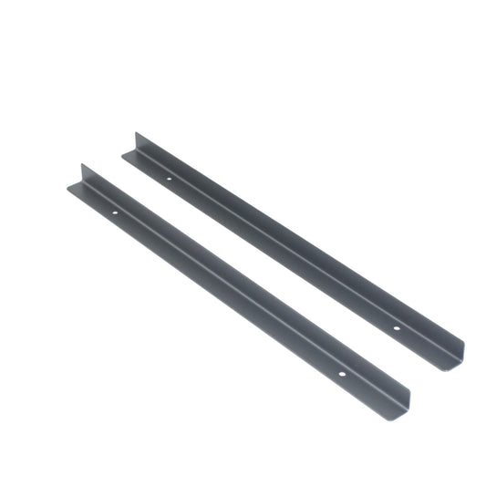 2x Strate Winkel für Dampfschutz 335/16/16 mm in Silber Wrasenschutz