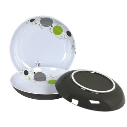 3 Stück Brunner Space Suppenteller Ø 21 cm Teller Melamin Antirutsch Set