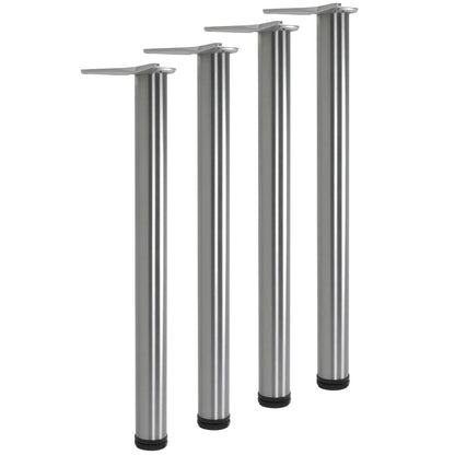 Camar Tischbein höhenverstellbar Ø 60 mm Höhe 1100-1130 mm Edelstahl gebürstet