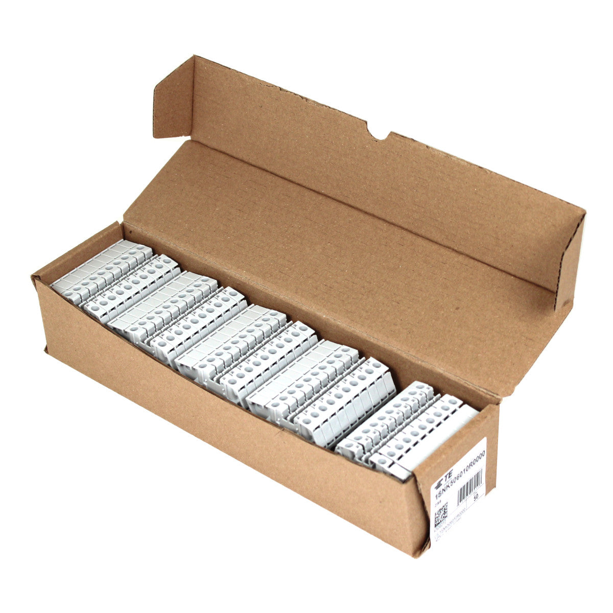 50 Stk. TE Connectivity 1SNK506010R0000 Anschlussblock Steckverbinder 2 Pos Grau