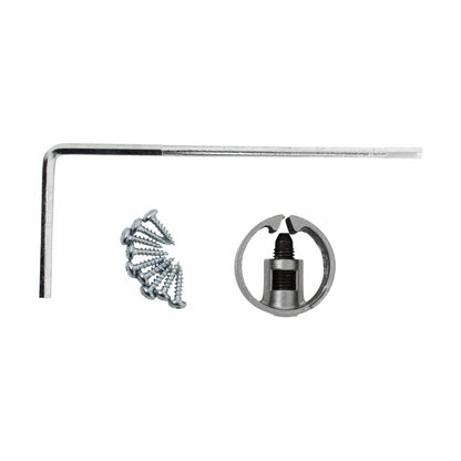 Camar Tischfuß Tischbein höhenverstellbar 80/80 mm 700 mm Edelstahloptik