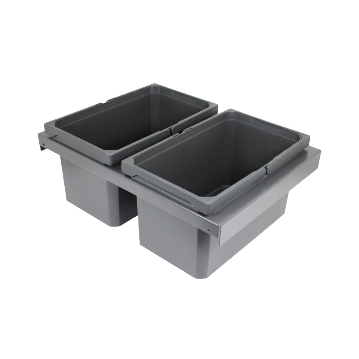 Naber Cox StandUp 250 S/600-2 Abfallsystem 2x13L Mülleimer 600mm anthrazit