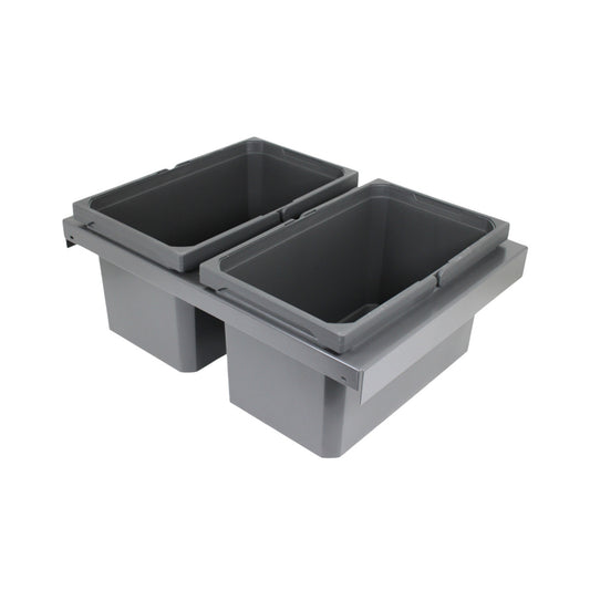 Naber Cox StandUp 250 S/600-2 Abfallsystem 2x13L Mülleimer 600mm anthrazit