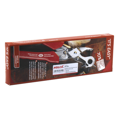 Holex 831550 Hebelübersetzte Revolverlochzange 250 mm Lochzange Lochwerkzeug