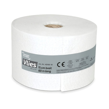 9 m² Franken Systems Vlies Polyestervlies 110 g/m² 15 cm x 60 m Rolle