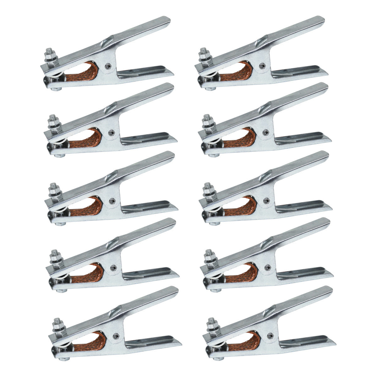 10 x Masseklemme Massezange Erdklemme Kupferband Polzwinge Polklemme M8 200 A