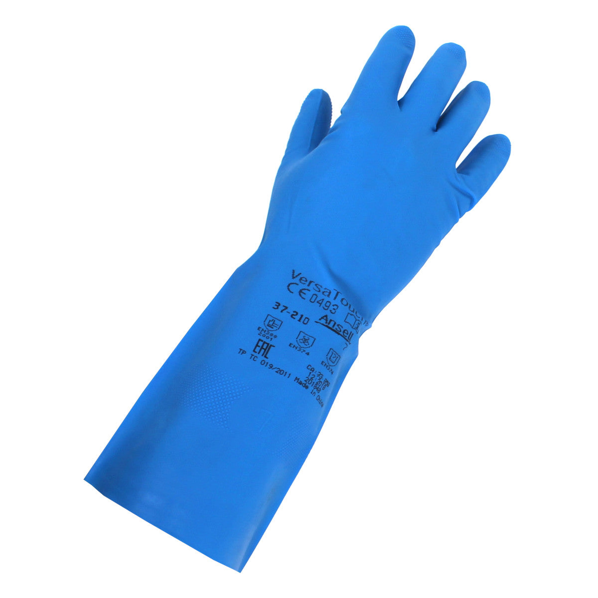 Ansell 37-210 VersaTouch Nitril Handschuhe Nitrilhandschuh Gr. 7 blau 12 Paar