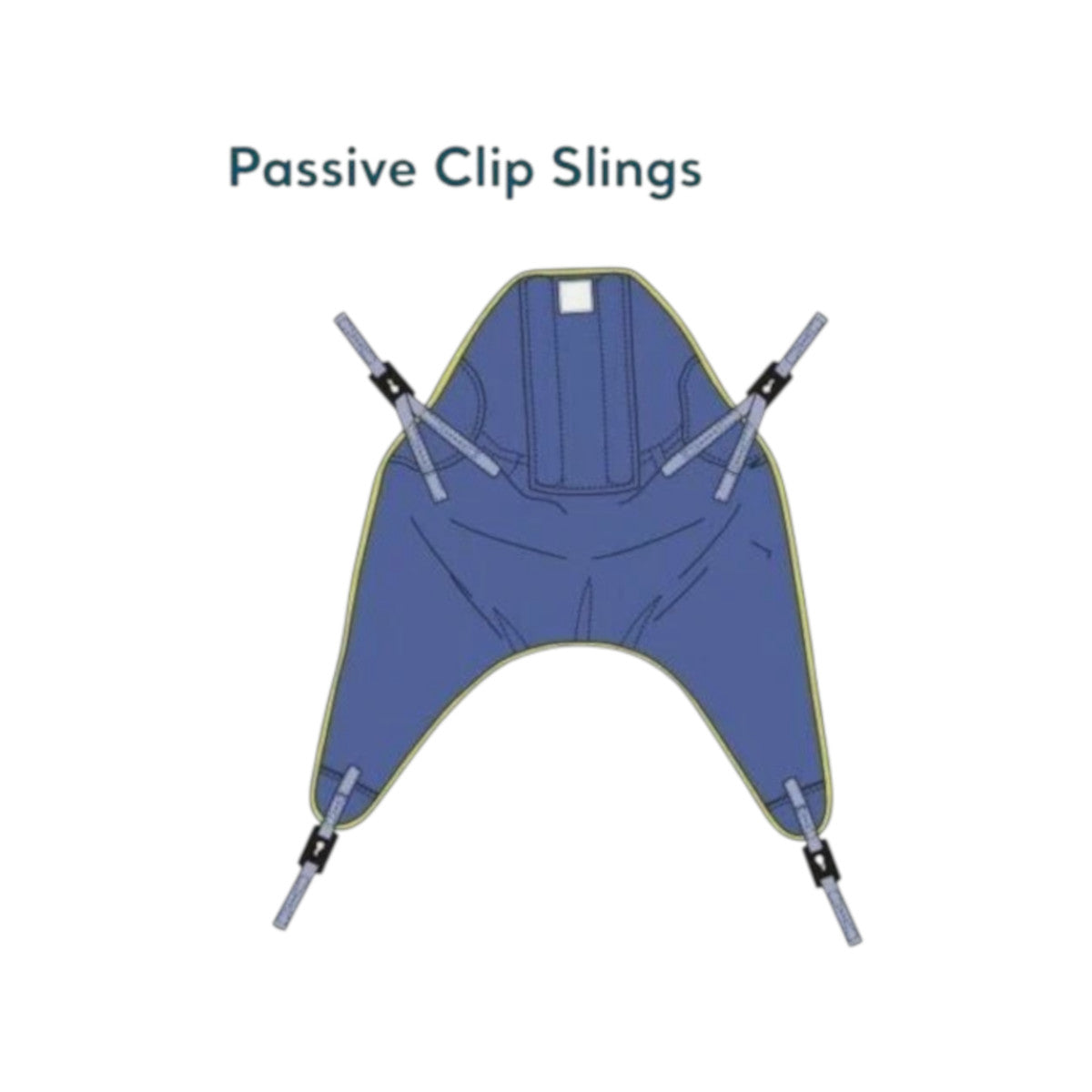 Arjo Passive Clip Sling MFA1000M-L Hebetuch mit Clip-Aufhängung max. 272 kg