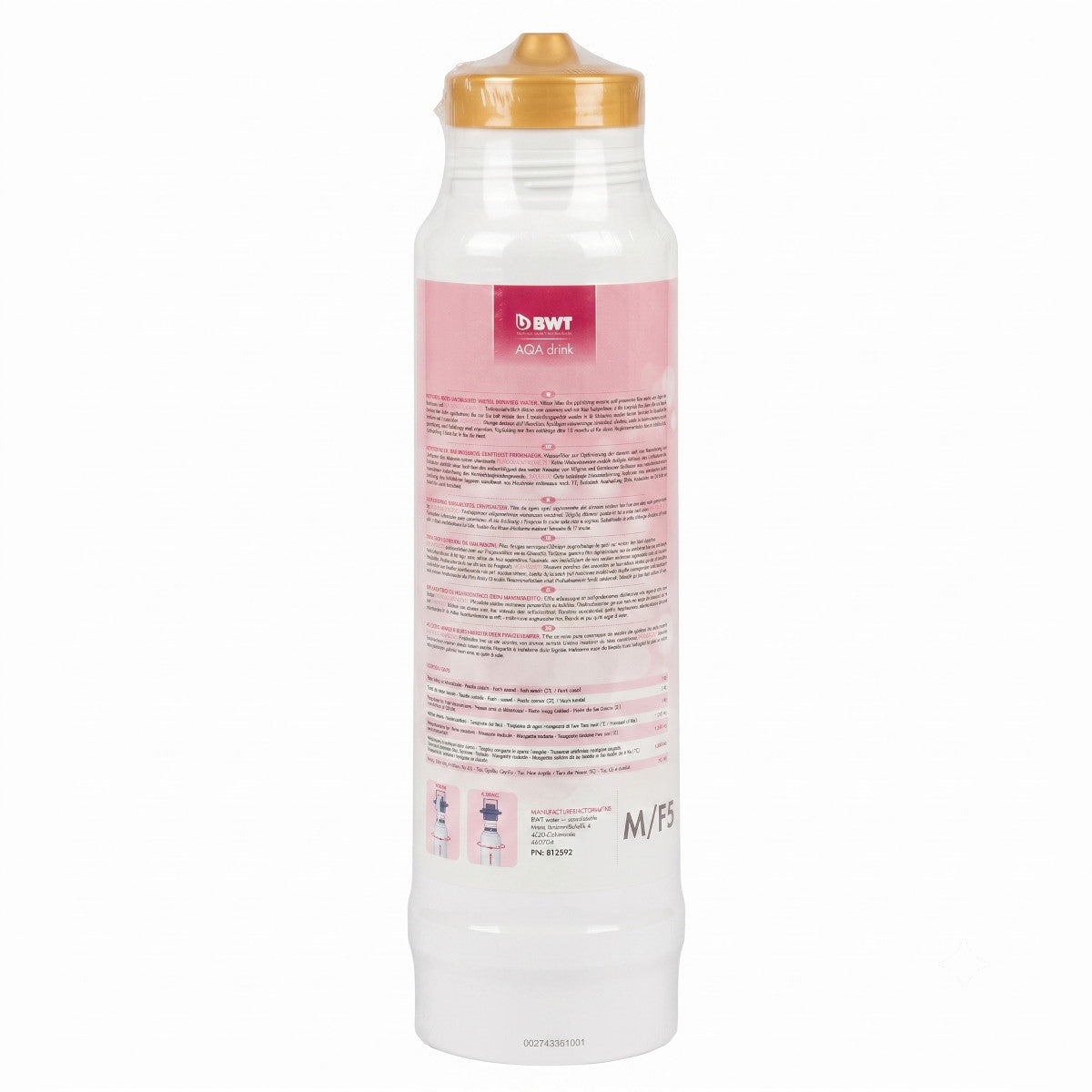 BWT AQA drink M/F5 Wasserfilter 812592 Magnesium Mineralizer 2.860 L