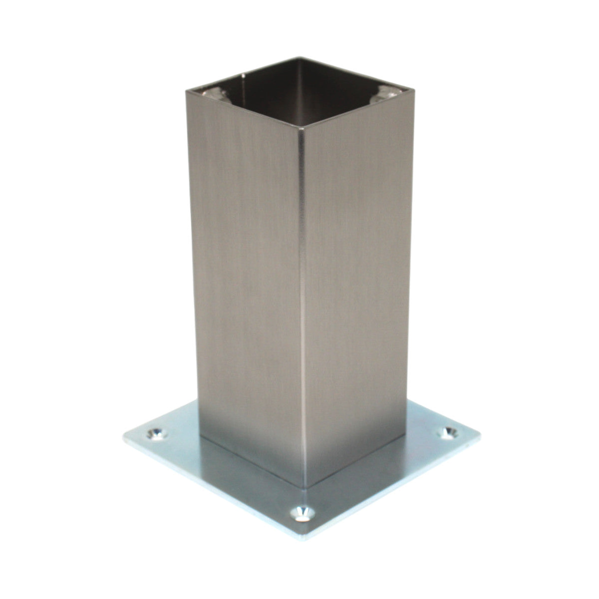 Strate Barkonsole Thekenfuß BKSG 70 x 70 mm gerade Höhe 170 mm Edelstahl Silber