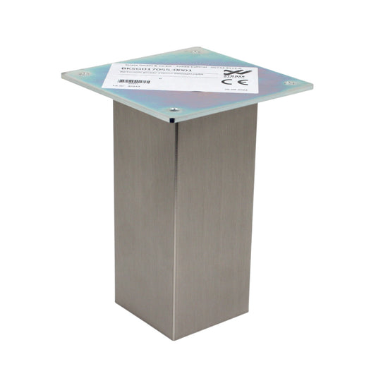 Strate Barkonsole Thekenfuß BKSG 70 x 70 mm gerade Höhe 170 mm Edelstahl Silber