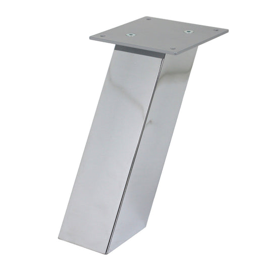 Strate Barkonsole Thekenfuß BKSS 70 x 70 mm schräg Höhe 210 mm Stahl Chrom
