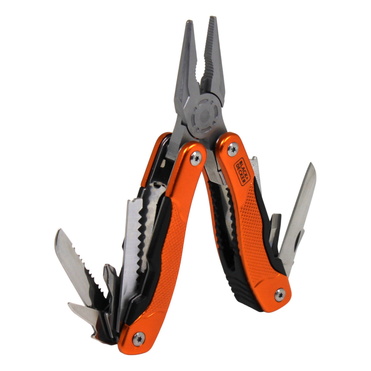 Black + Decker BDHT0-28110 12 in 1 Multitool Edelstahl Zange Säge Messer Öffner