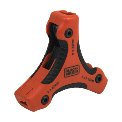 Black + Decker BDHT0-71628 Sechskantschlüssel Innen-Sechskant Multitool 1,5-6 mm