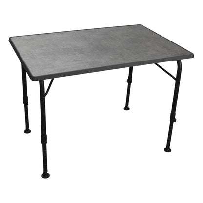 Brunner Recreo Aluminium Klapptisch Campingtisch Tisch 100 x 68 cm Schwarz Grau