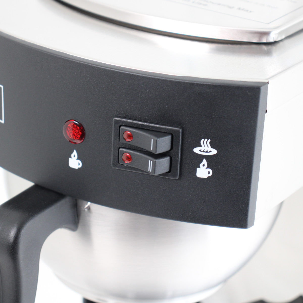 WAS Germany Filter Kaffeemaschine 1,8L Edelstahl 2 Kaffeekannen Warmhalteplatte