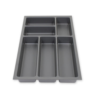 Sedia Concept Besteckeinsatz für 40 cm Nobilia Arcitech-Zargen Kunststoff Grau