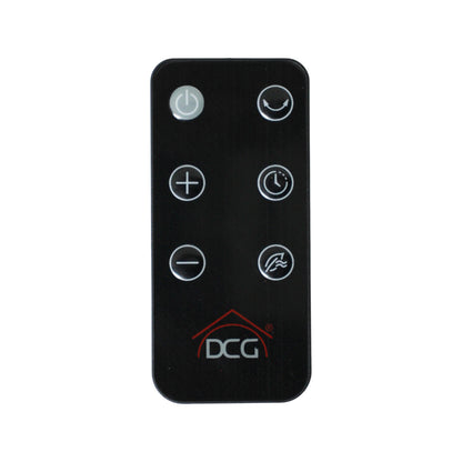 DCG VE1605TT Teleskopventilator faltbar Ventilator Fernbedienung Timer ⌀ 25,4 cm