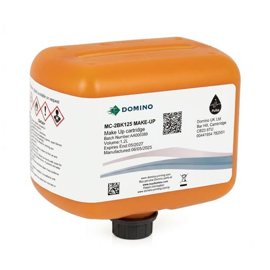 Domino MC-2BK125 Make-Up Loesungsmittel für Continuous Inkjet Drucker Ax-Serie