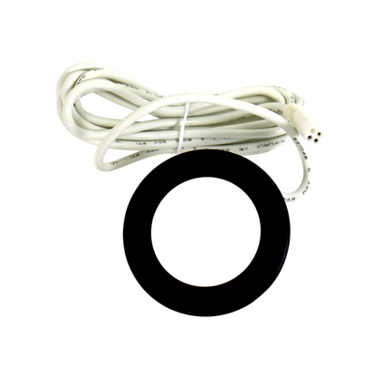 Domus Line Atom TW LED-Einbauleuchten Aufbaustrahler Küche 3 W in Black