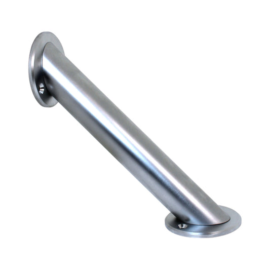EBB Barkonsole Brindisi Schräg Stützfuß Wandbefestigung matt verchromt H 230 mm