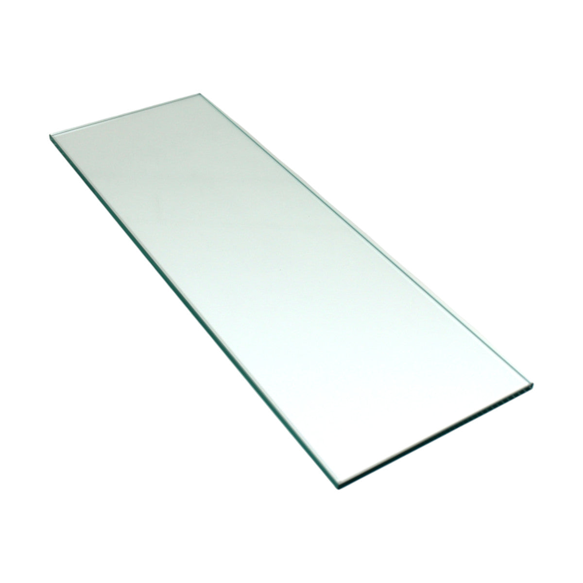 EBB Glastablarboden Tablarträger Klarglas Regal Ablage Länge 430 mm Stärke 8 mm