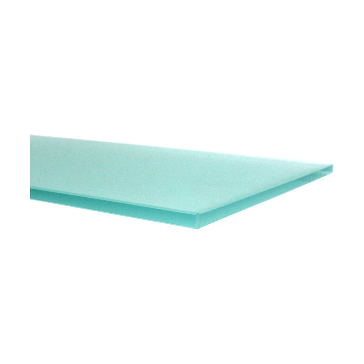 EBB Glastablarboden Tablarträger Satiniert Regal Ablage Länge 380 mm Stärke 8 mm