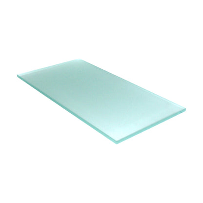 EBB Glastablarboden Tablarträger Satiniert Regal Ablage Länge 380 mm Stärke 8 mm