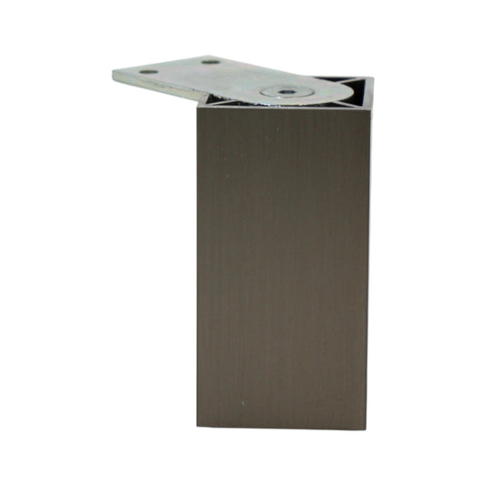EBB Sockelfuß Capri 50 Höhenverstellbar Aluminium edelstahlfarbig Höhe 150 mm