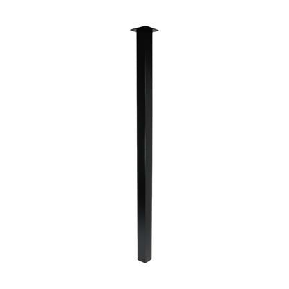 EBB Tisch & Thekenfuss Capri 50 Schwarz Pulverbeschichtet 1070 mm Tischbein