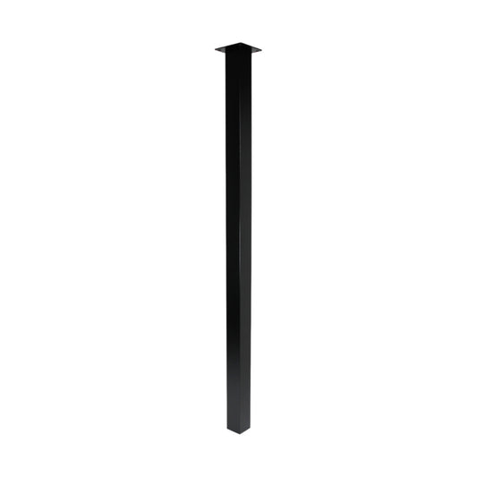 EBB Tisch & Thekenfuss Capri 50 Schwarz Pulverbeschichtet 1070 mm Tischbein