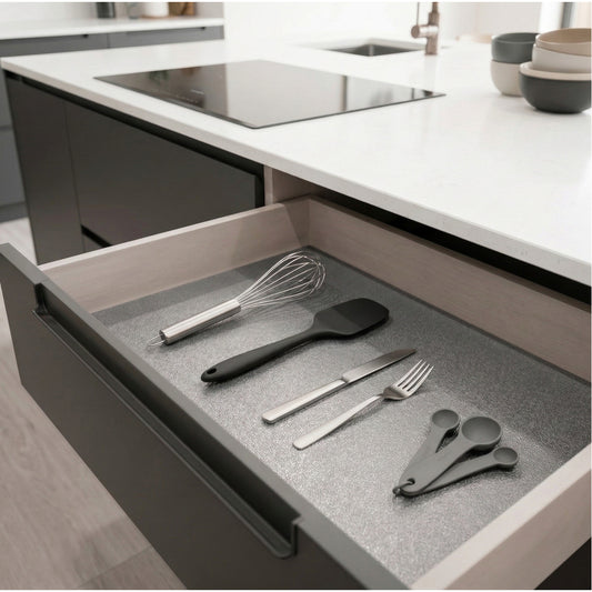 Elco Antirutschmatte MagicSlim 2er Set Perlstruktur B420 x T500 mm in Silbergrau