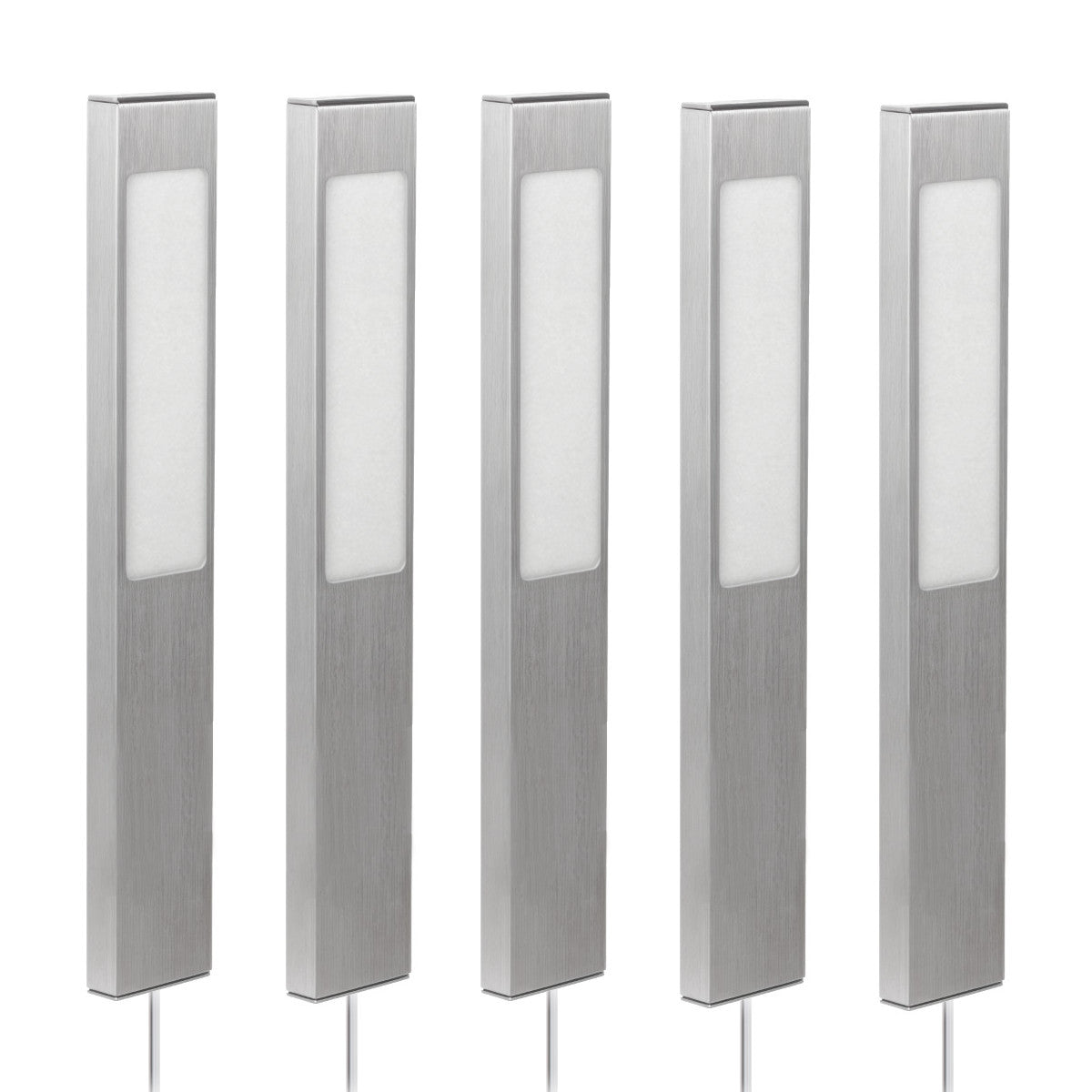 5 Stück Elektra Küchen Aluminium LED Unterbauleuchte Rechteck Leuchte 12 V 4000k