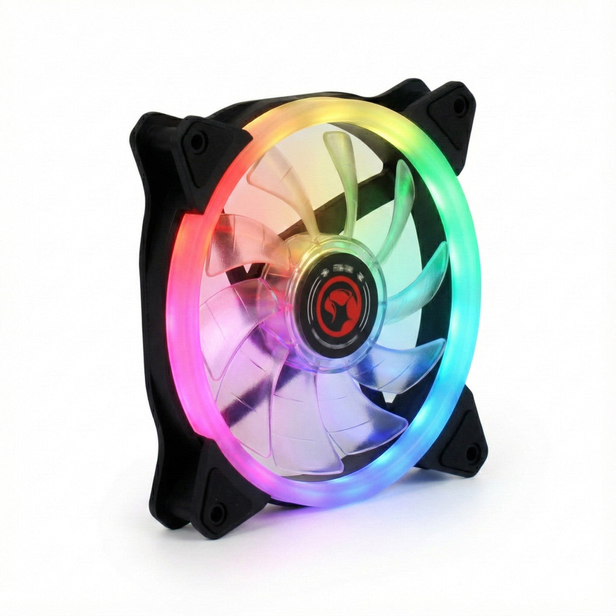 Marvo FN-14 RGB Gehäuseluefter 120 mm LED 12V 1100 RPM PC Fan 30,81 CFM