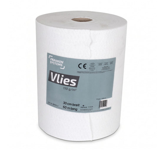 18 m² Franken Systems Vlies Polyestervlies 110 g/m² 30 cm x 60 m Rolle