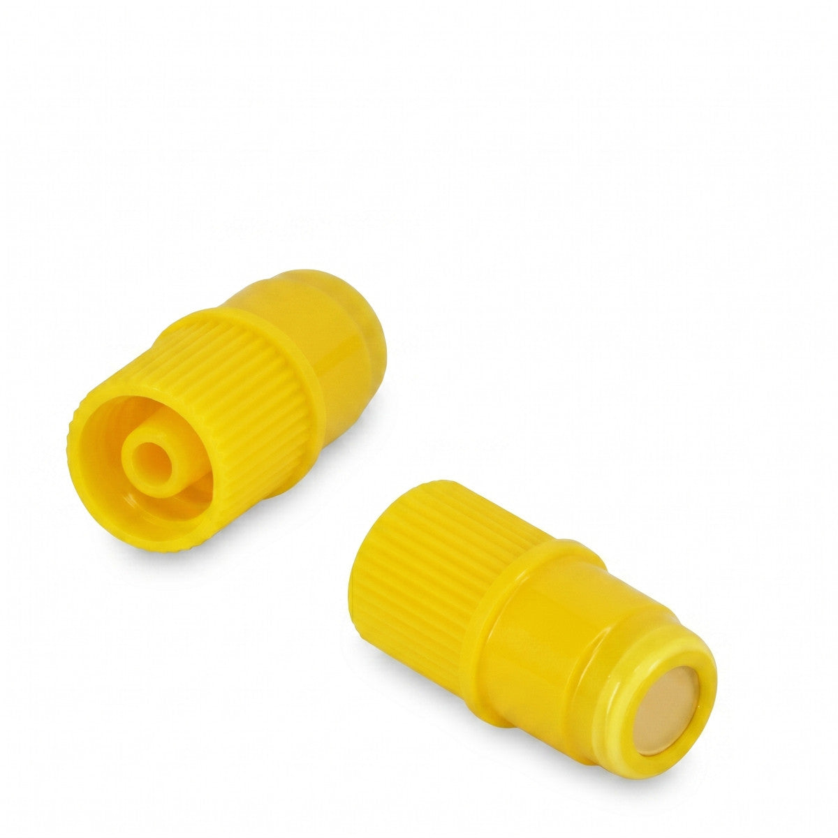 100x Fresenius Kabi Verschlusskappen für Luer-Lock Ansätze steril in Gelb
