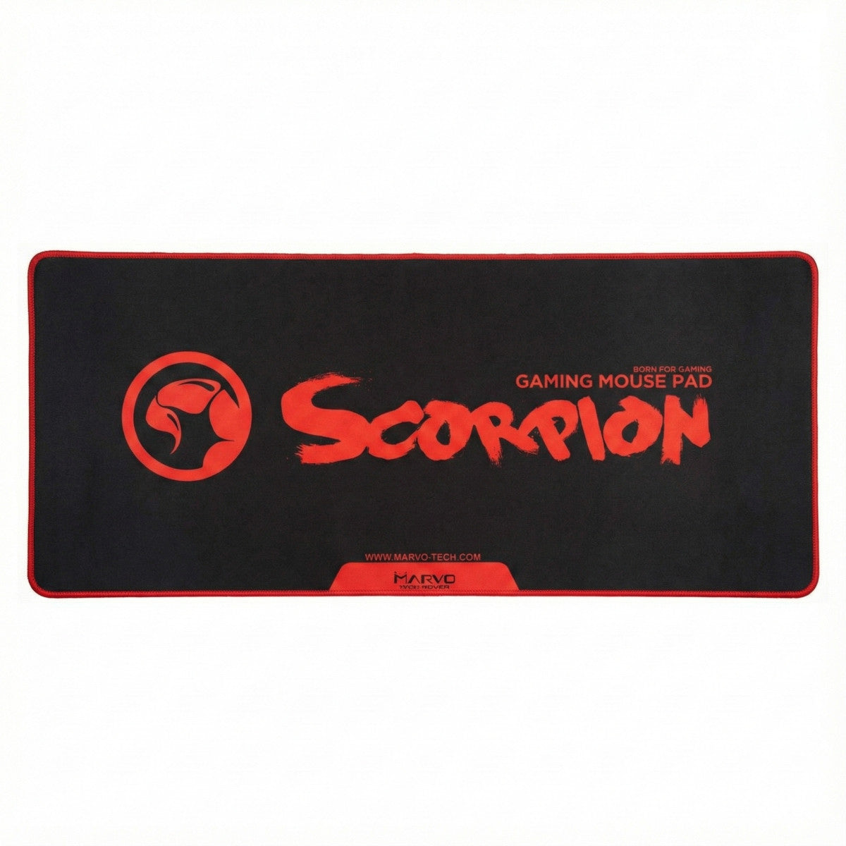 Marvo Scorpion G19BK XL Gaming Mauspad Schwarz Rot 900 x 400 x 4 mm