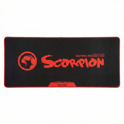 Marvo Scorpion G19BK XL Gaming Mauspad Schwarz Rot 900 x 400 x 4 mm