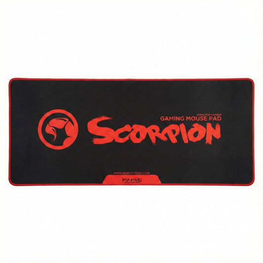 Marvo Scorpion G19BK XL Gaming Mauspad Schwarz Rot 900 x 400 x 4 mm